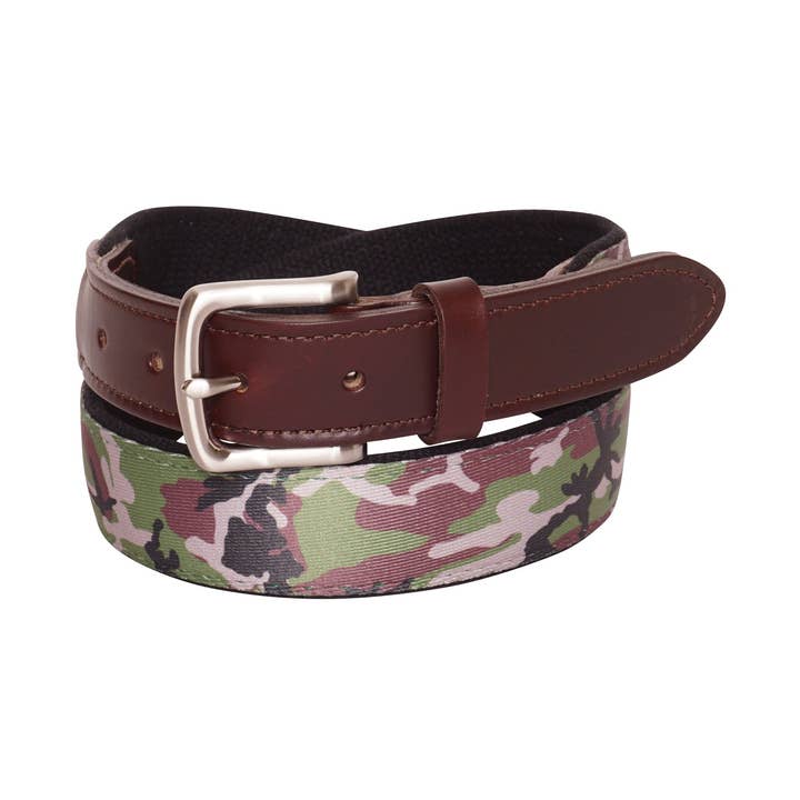 Camo Dye-Sublimation Belt for wholesale by YRI Custom Designs