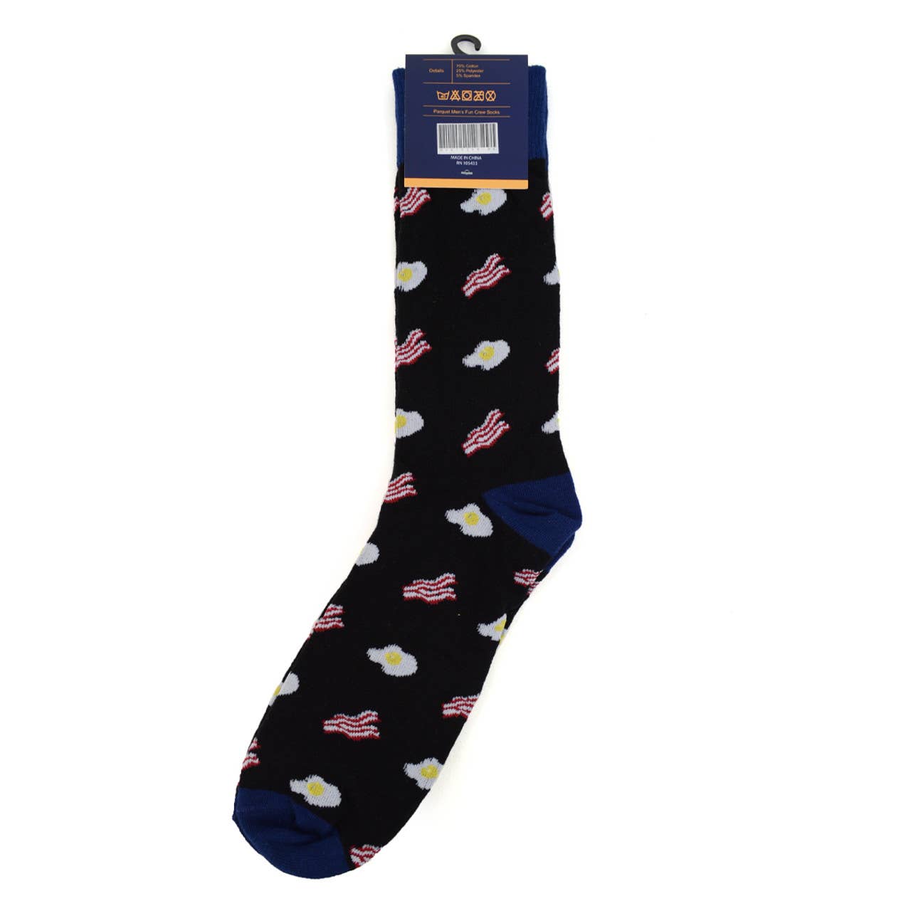 Selini New York - Vente Chaussettes – homme - Chaussettes Bacon & Eggs Novelty pour hommes - NVS192664