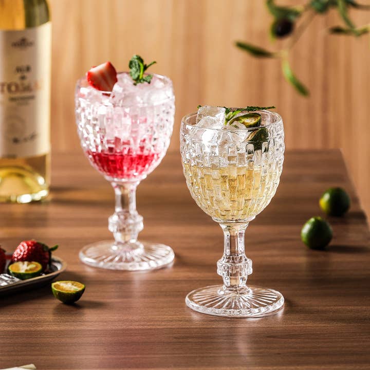 Everest Global - Wholesale Wine Glass - Weave Collection Goblet Glass set of 62