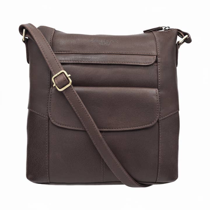 Zerimar Bolsa Tiracolo 100% Pele Medidas: 27x24x7 cm por atacado de Zerimar 1942