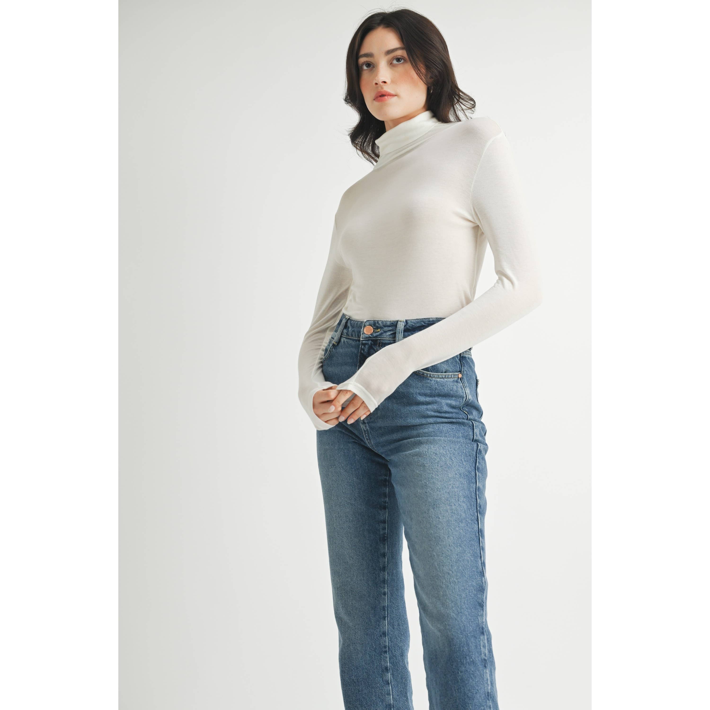 FUN2FUN - Wholesale Knit Top - Women's - BASIC TURTLENECK KNIT TOP13