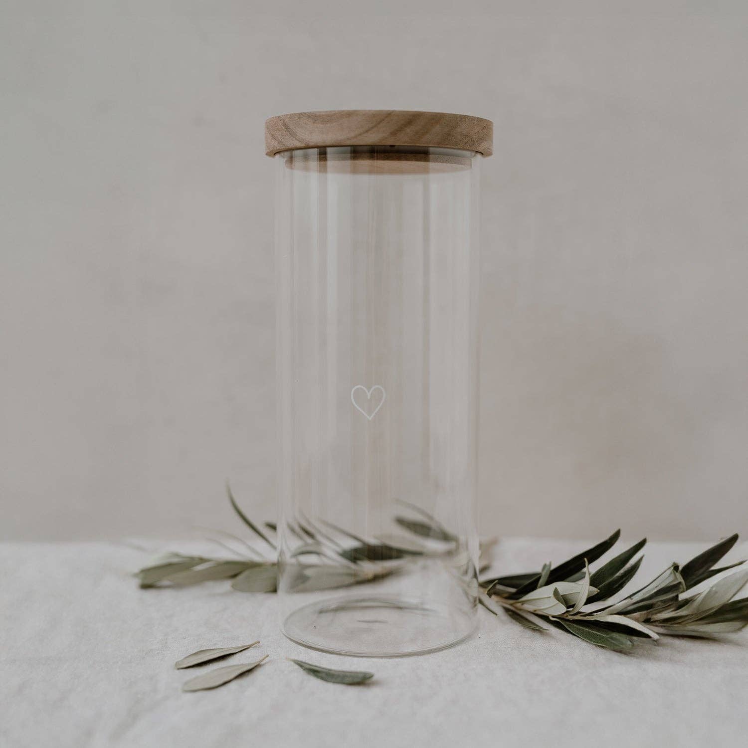 Eulenschnitt – Recipiente para armazenar alimentos por atacado – Pote de armazenamento com coração 25 cm (PU = 4 unidades)3