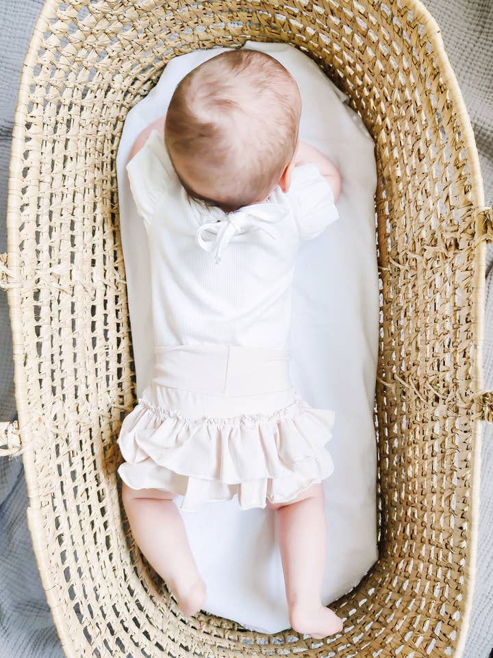 Blomer beige con rouches per la vendita all'ingrosso da parte di Petiteaude