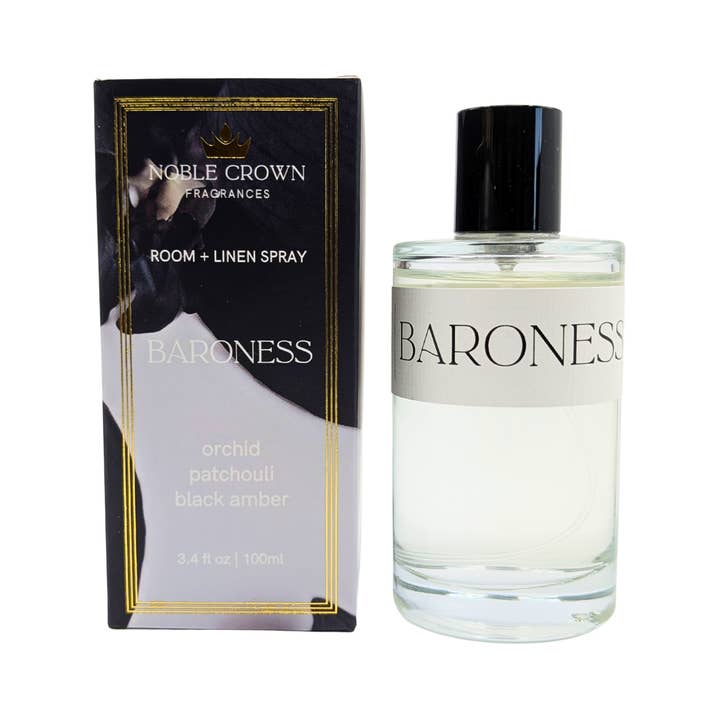 Baroness Room + Linen Spray for wholesale by Noble Crown Fragrances