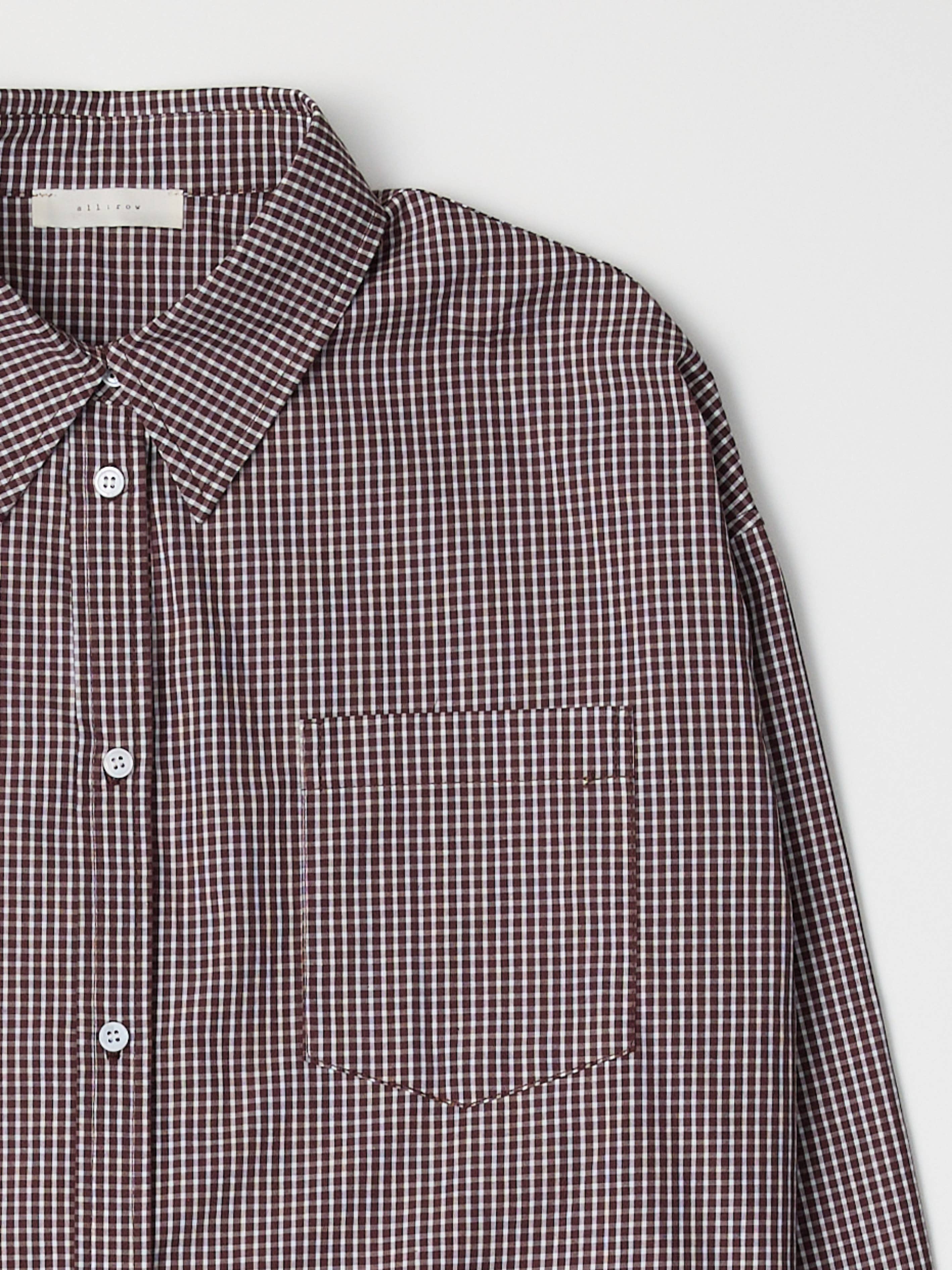 All Row - Wholesale Shirt - Women's - The Gates Top | Gingham Button-Down Shirt7