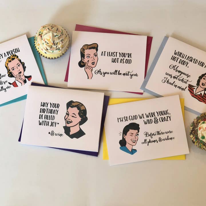 The Mad Padder - Wholesale Everyday Greeting Card - Witty Women Note Card - Menopause - Smoking Hot Greetings