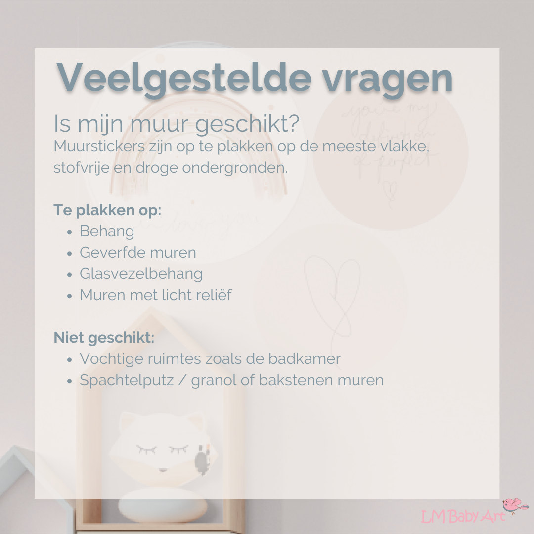 lm baby art - Wholesale Wall Decor - Kids & Baby - Muurcirkel set - Regenboog collectie2