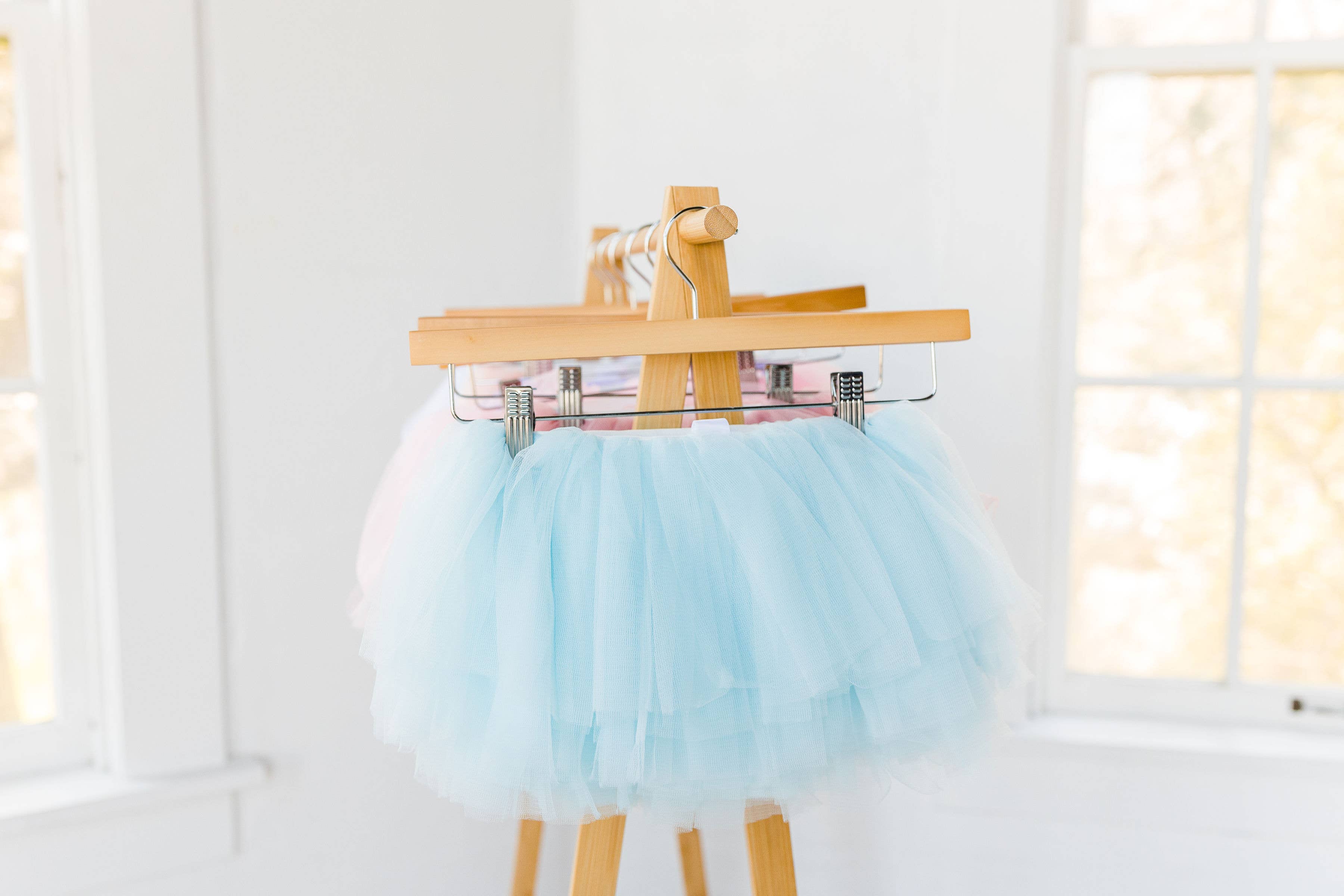 The Glam Goat - Vente Tutu – enfant - Tutu bleu clair à couches complètes, jupe tutu complète1