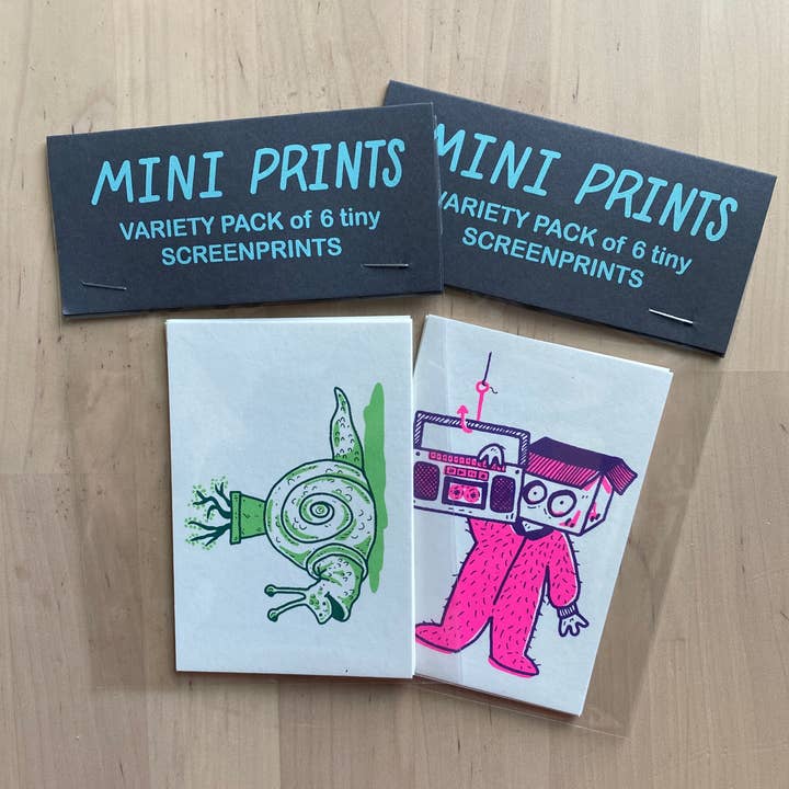Mini-Prints! Kollektion 5 för wholesale av Stacey Malasky