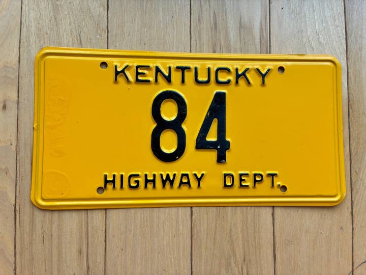 1956 to 1962 Kentucky Highway Department License Plate for wholesale by RusticPlates