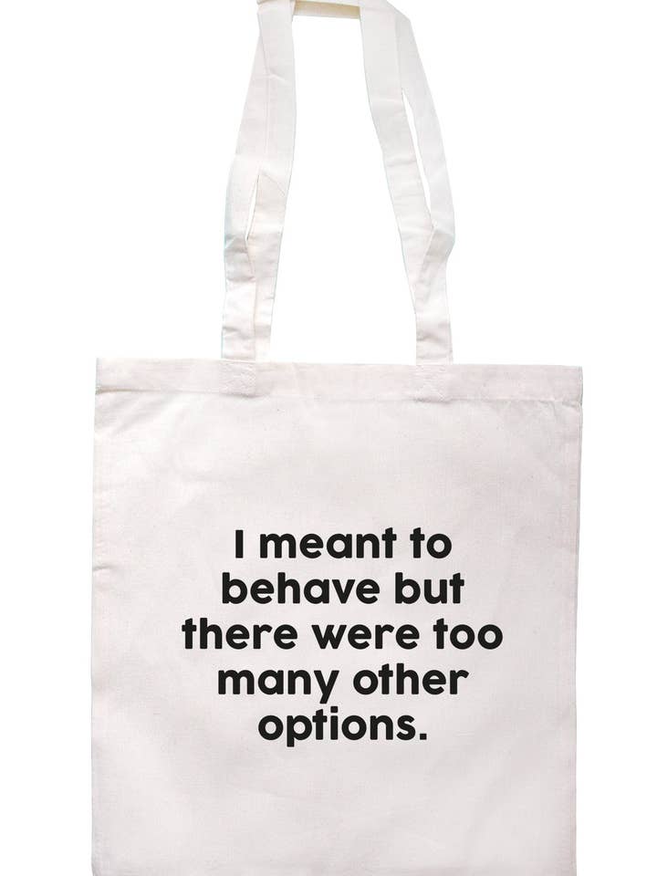 Eu queria comportar Mas.. Tote Saco K2729 por atacado de Illustrated Identity