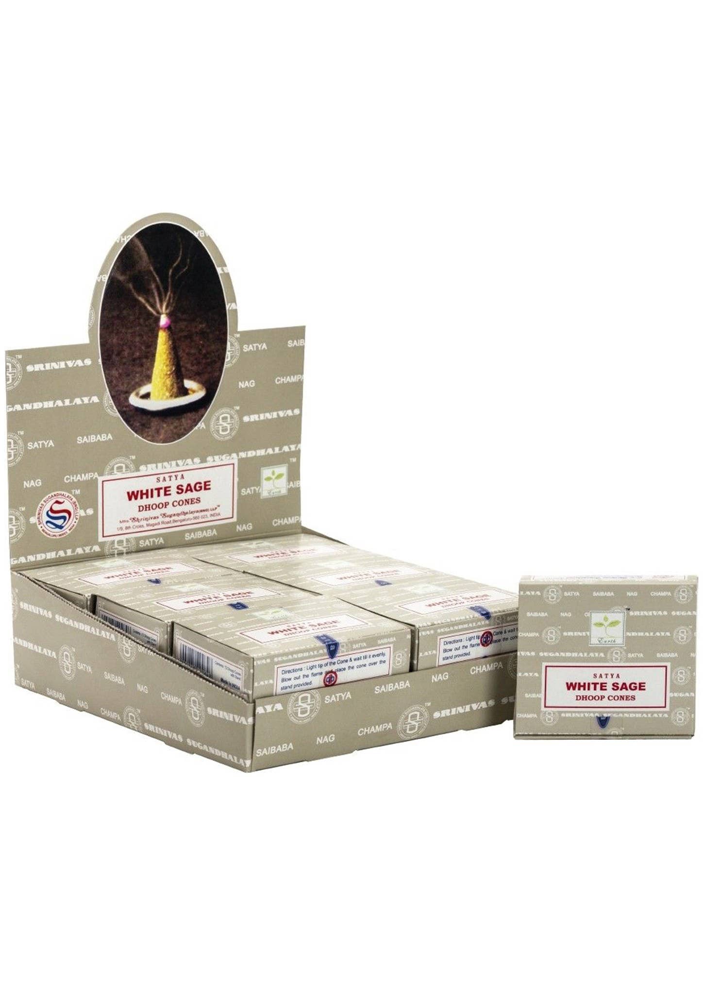 Namaste - Wholesale Wierook - Doos met 12 dhoop kegels en houder4