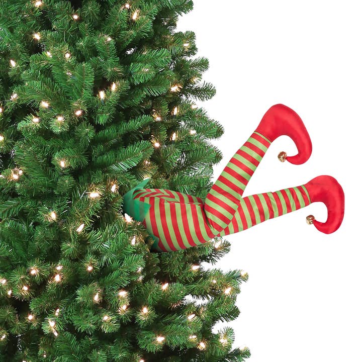 Treeside Kickers 16" - Elf for wholesale by Mr. Christmas