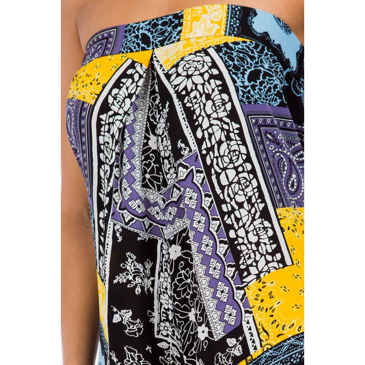 Multi COMBINAISON TUBE À MOTIF ÉCHARPE en vente sur Faire5