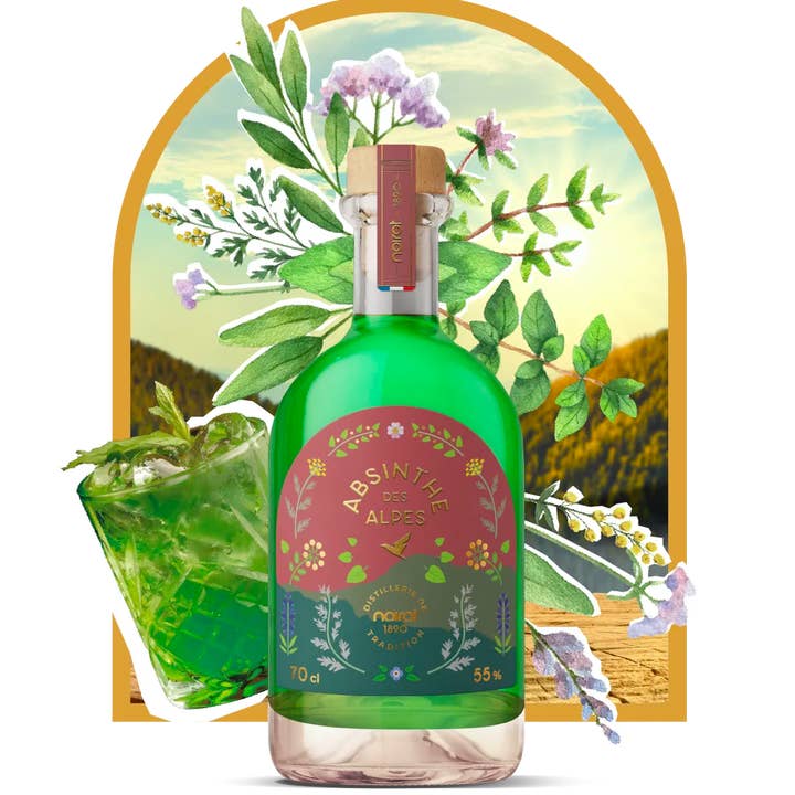 Antésite - Maison Noirot - Wholesale Non-Alcoholic Spirits/Wine/Beer - Absinthe of the Alps 70 cl 55% vol0