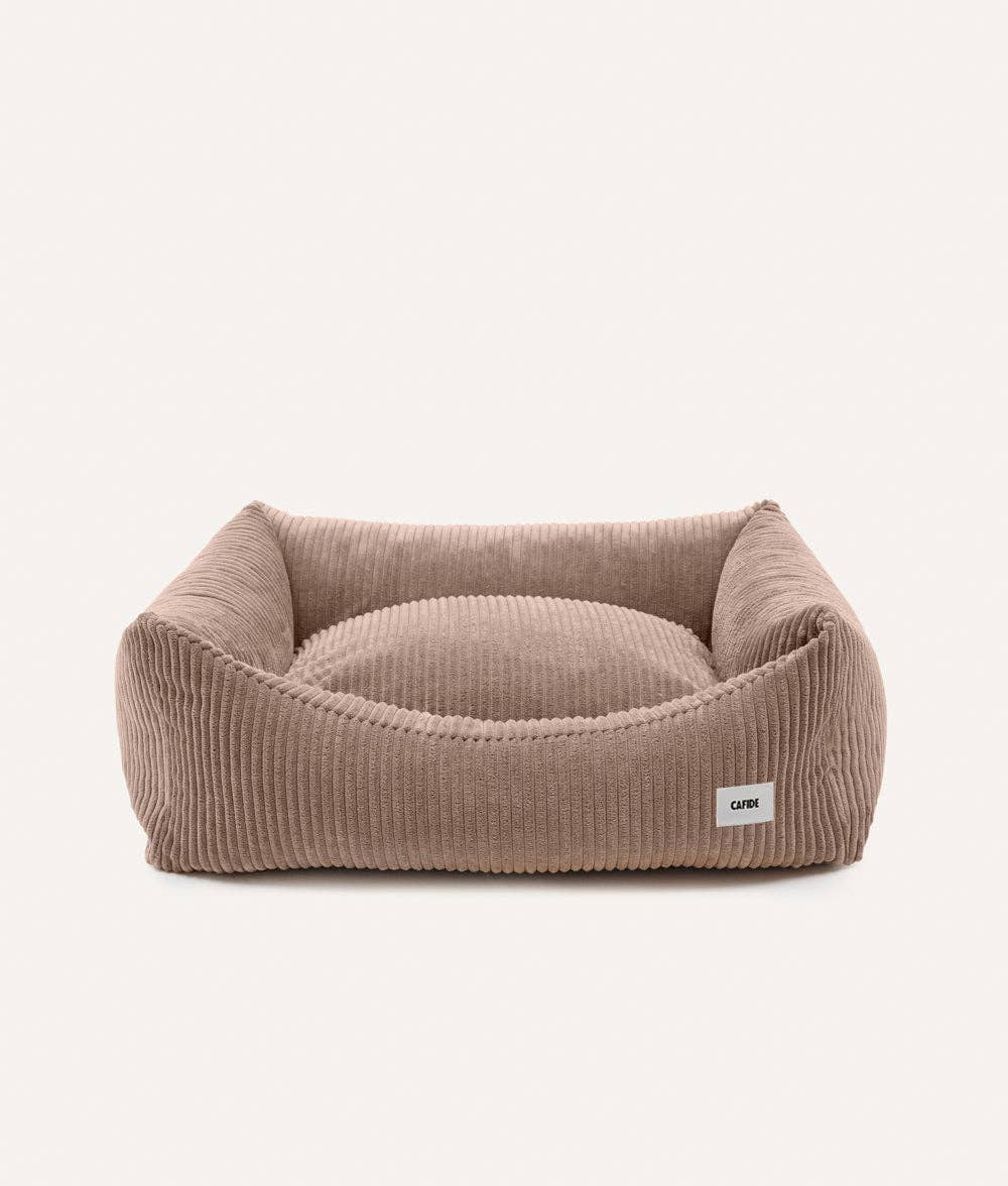 CAFIDE - Wholesale Pet Bed - Dog - Beige Corduroy Dog Bed, Snozy7
