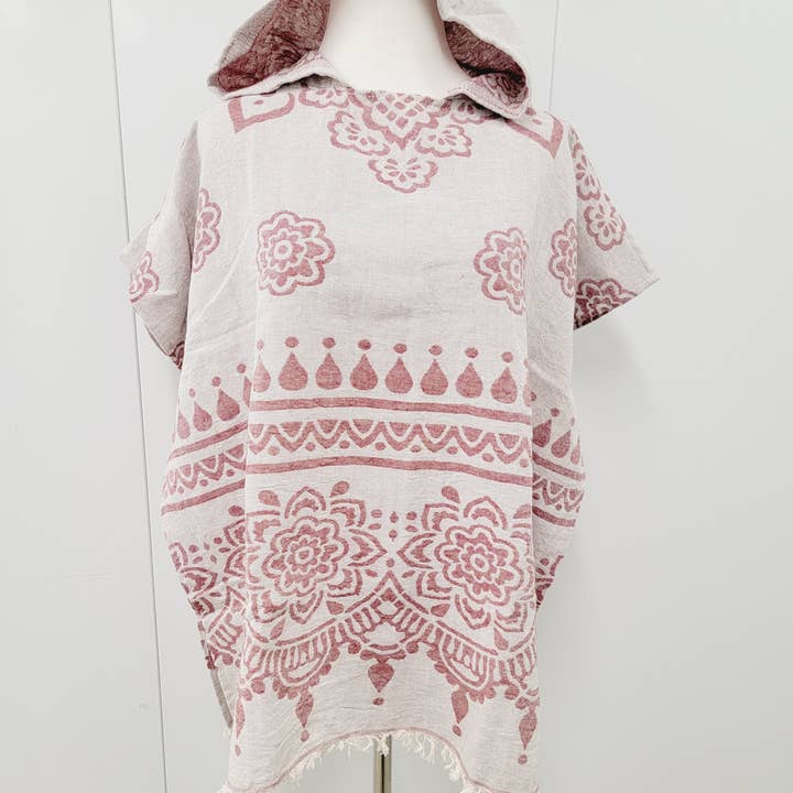 EBRU Home - Wholesale Poncho - Kids - Kids poncho Beach cover-up, Hand made Light Jacket2