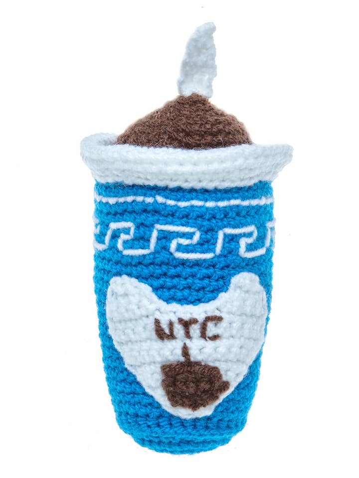 Coffee Cup Rattle for wholesale by Silk Road Bazaar