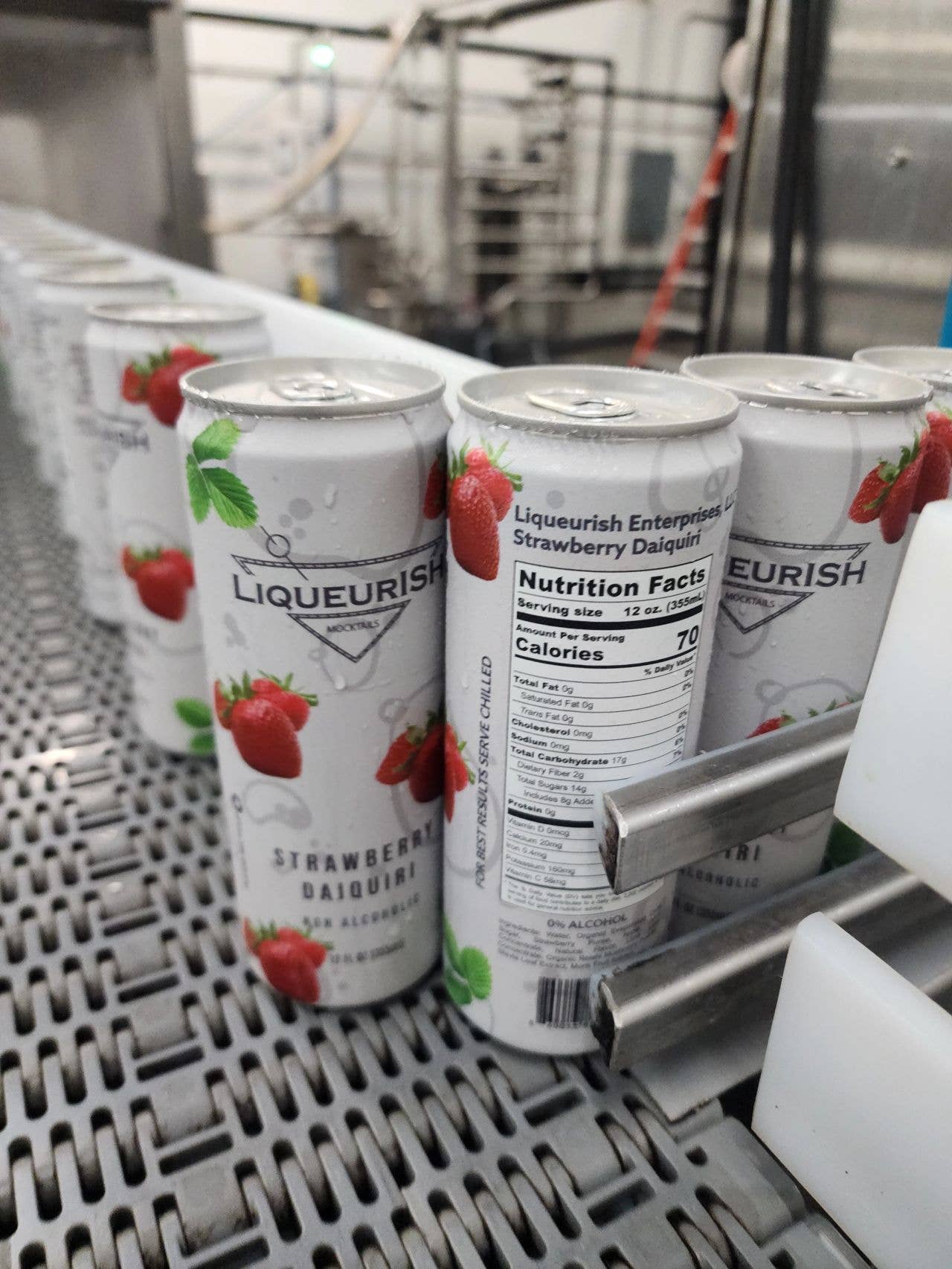 Liqueurish - Vente Apéritifs sans alcool/mocktails - Mocktails Premium Liqueurish - Daiquiri à la Fraise0