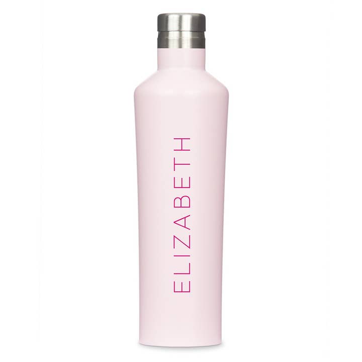 Silhouette Water Bottle - Contemporary Vertical Print for wholesale by Weddingstar Inc.