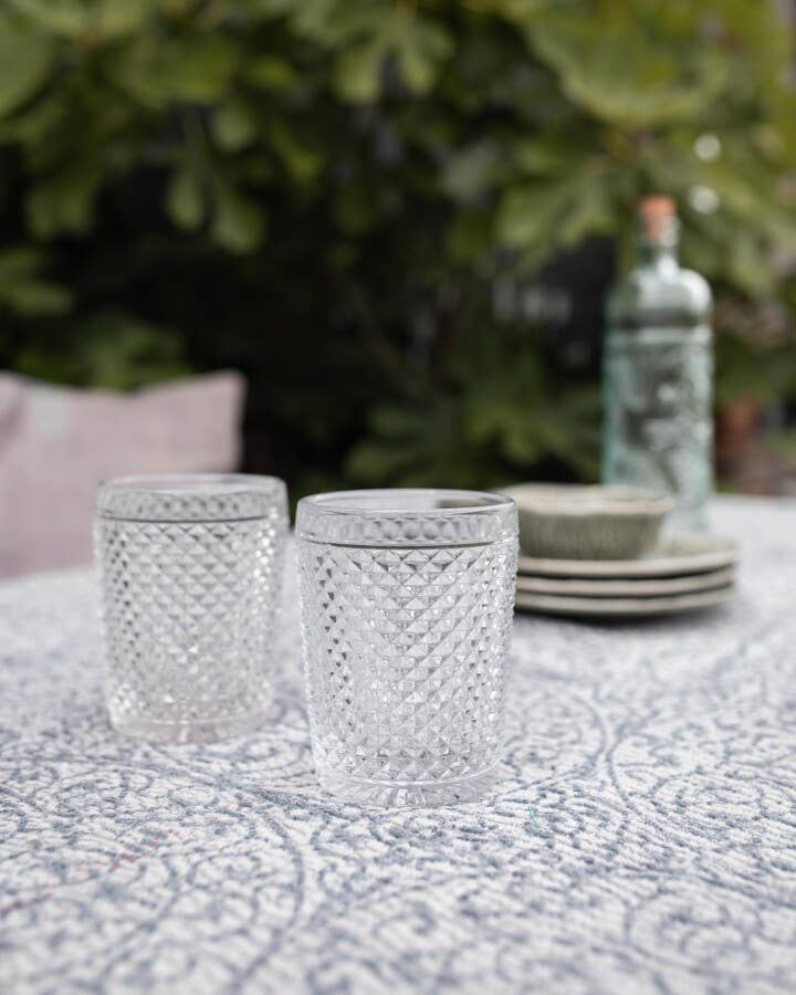 VAN VERRE - Wholesale Drinking Glass/Cup - DIAMOND WATER GLASS NEW, CLEAR2