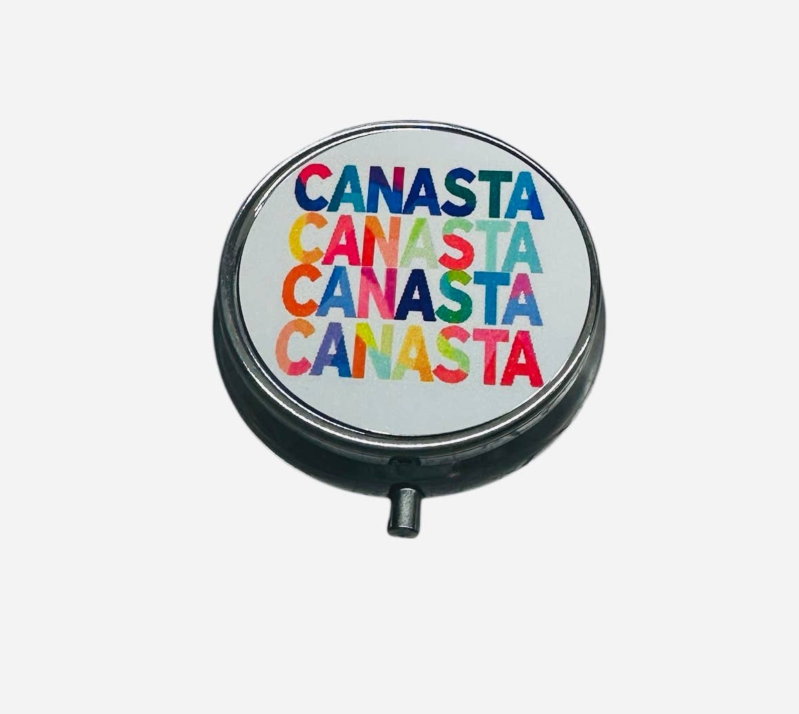Resinate By KS / by KRISTIN SMITH - Wholesale Pill Organizer -  Canasta Lover    Pill Case Pill Holder   0