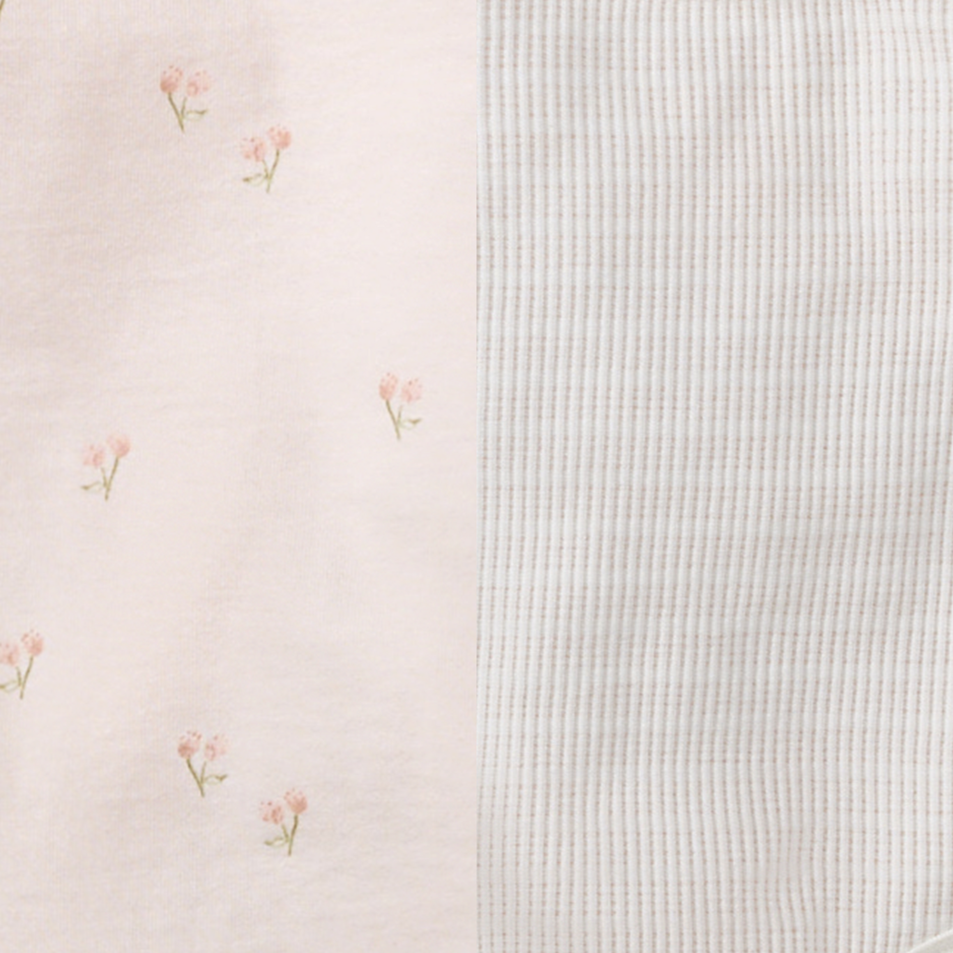 Agate Rose Ditsy Floret 3 Piece Bodysuit & Pant Set for wholesale on Faire1