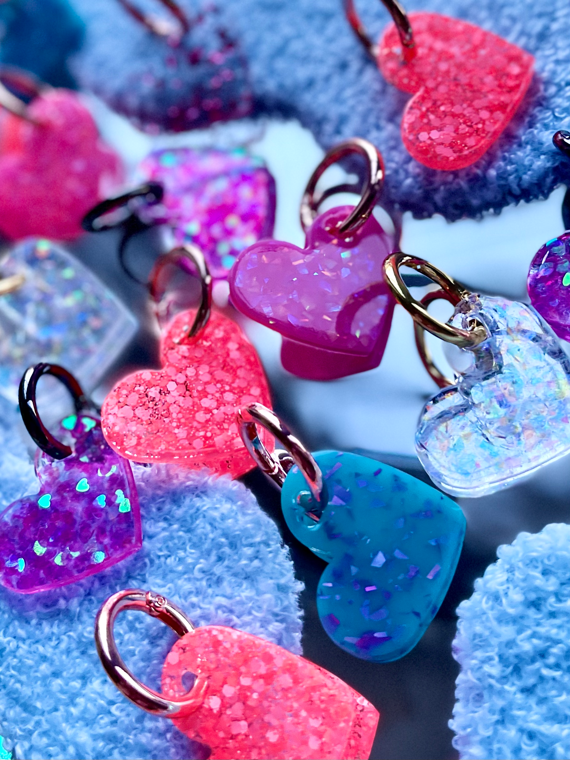 Prescription Resin - Wholesale Keychain - Women's - RESIN  BAG CHARM | DOG COLLAR TAG | x 6 MIXED ASSORTMENT7