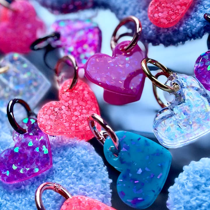 Prescription Resin - Wholesale Keychain - Women's - RESIN BAG CHARM | DOG COLLAR TAG | x 6 MIXED ASSORTMENT7