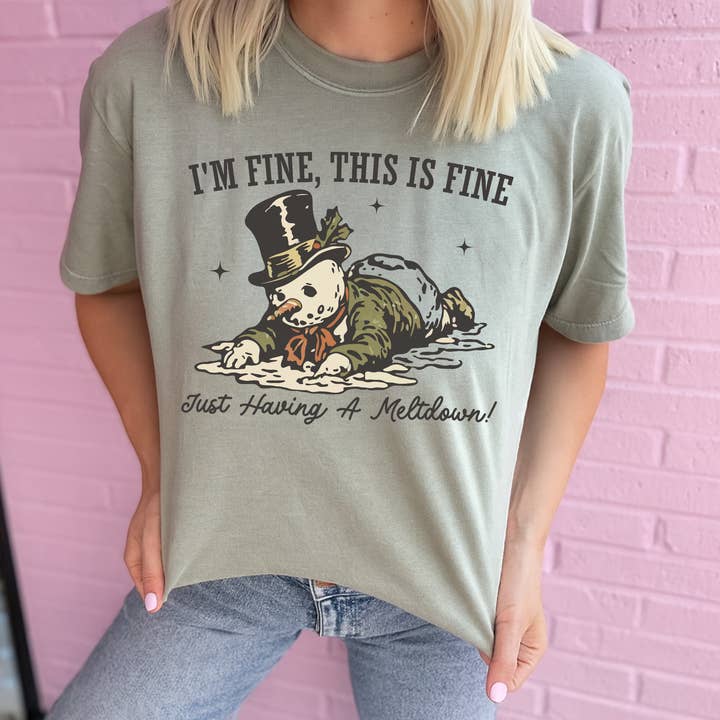 T-shirt graphique "Fonte du bonhomme de neige" pour la vente par Festivitees