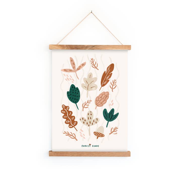Forest Finds Woodland Nursery Print for wholesale by Emma Alviti