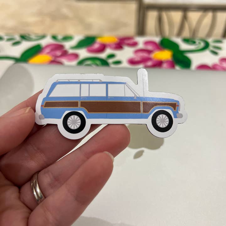 Stylin Brunette - Wholesale Magnet - Jeep Wagoneer Magnet for Stanley Cup & Yeti Cup
