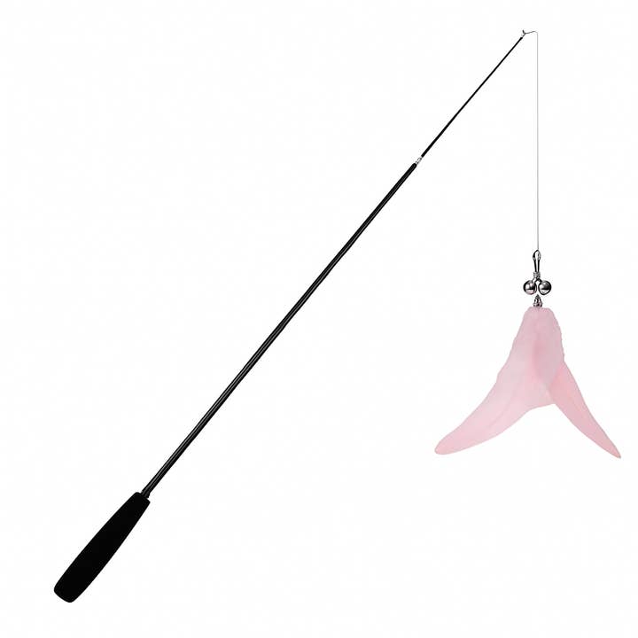 Dr.Milou - Wholesale Pet Toy - Cat - Milou & Lumi Telescopic Feather Cat Teaser Wand5