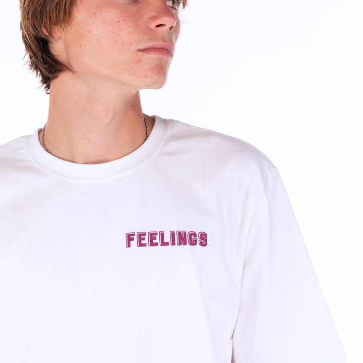AndFeelings – wholesale Screen printed t-shirt – unisex – Legs Tee Shirt White3