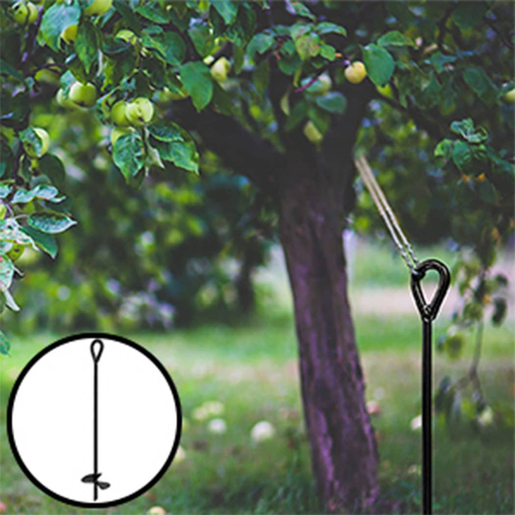 Ashman Online - Wholesale Garden Tool - Ashman Black Ground Anchor 40 Inches in Length and 10MM Thick in Diameter1