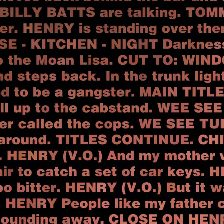 Robotic Ewe – wholesale Poster – Goodfellas Movie Poster - Typographic Script Print - Henry's3