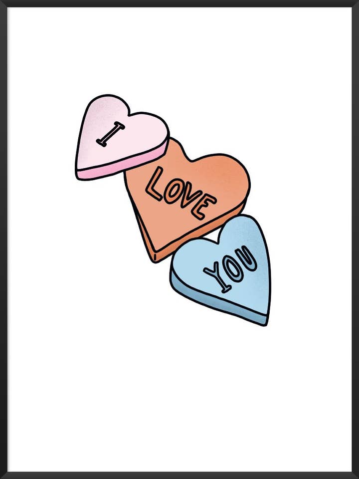 Ich liebe dich - Poster für den Großhandel von Project Nord