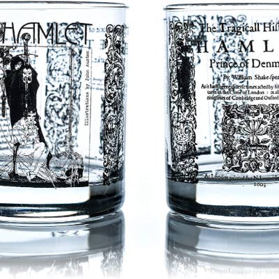 Hamlet Literature Rocks Glass - Set of 2 for wholesale by Greenline Goods
