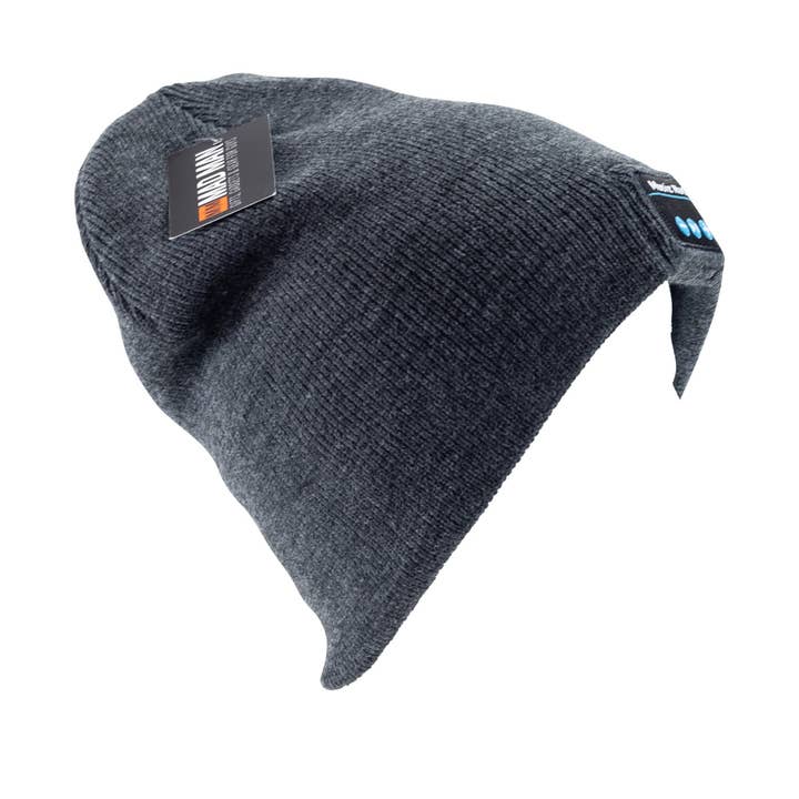 Light Grey Bluetooth Bebop Beanie for wholesale on Faire