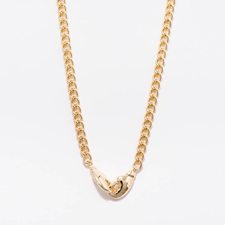Lobster Claws 14k Gold Plated Chain Necklace for wholesale by Larissa Loden