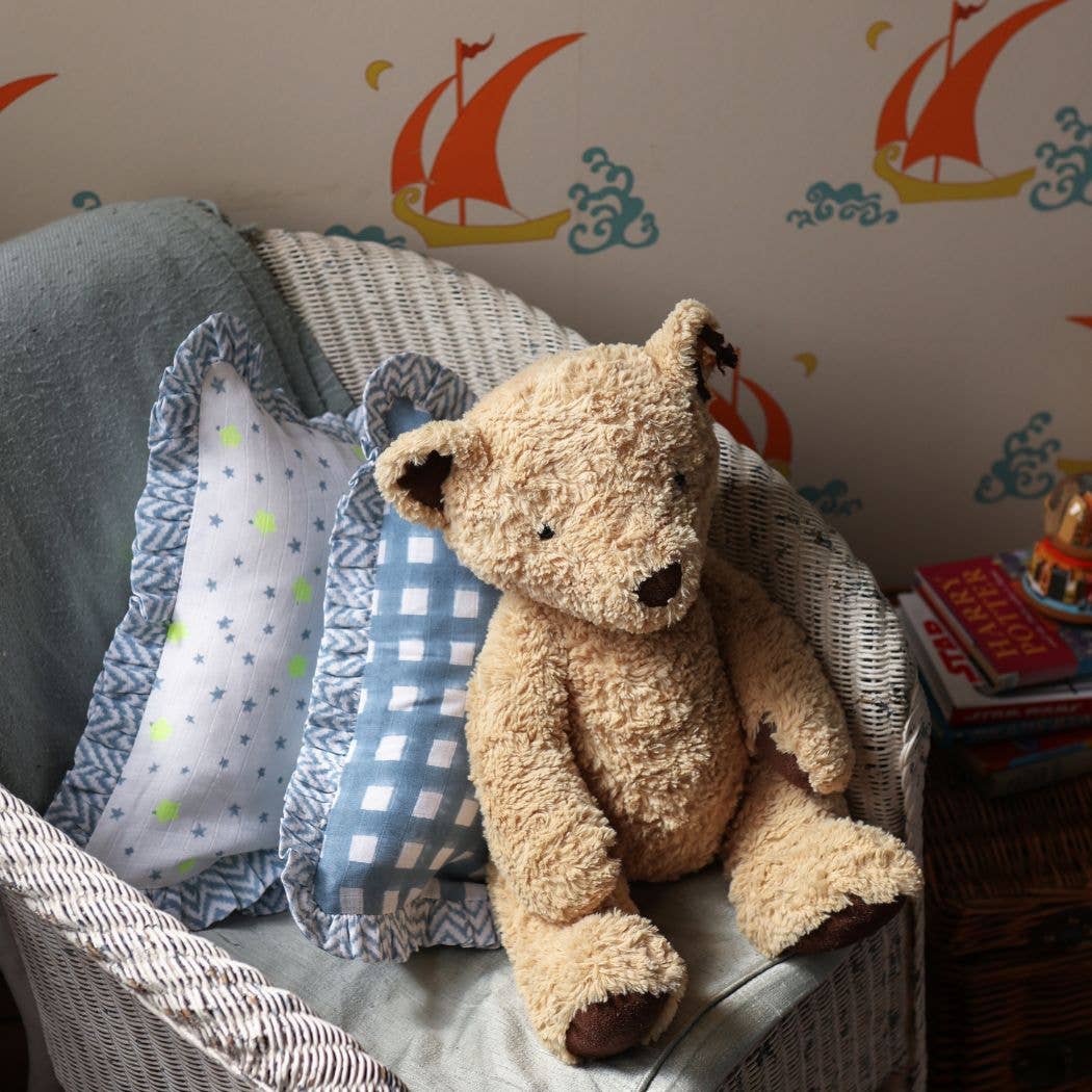 Willa and the Bear - Wholesale Pillow/Cushion - Kids & Baby - Muslin Ruffle Mini Pillow18