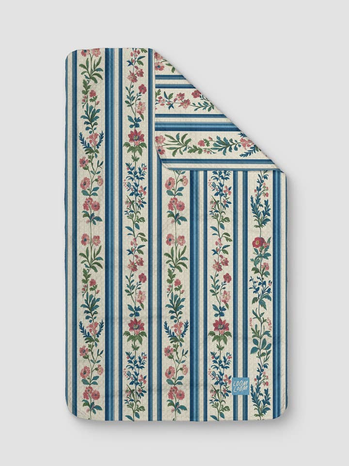 Rayures florales pour la vente par Loom Loom