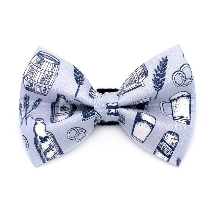 Craft Beer Dog Bow Tie for wholesale by Winthrop Clothing Co.