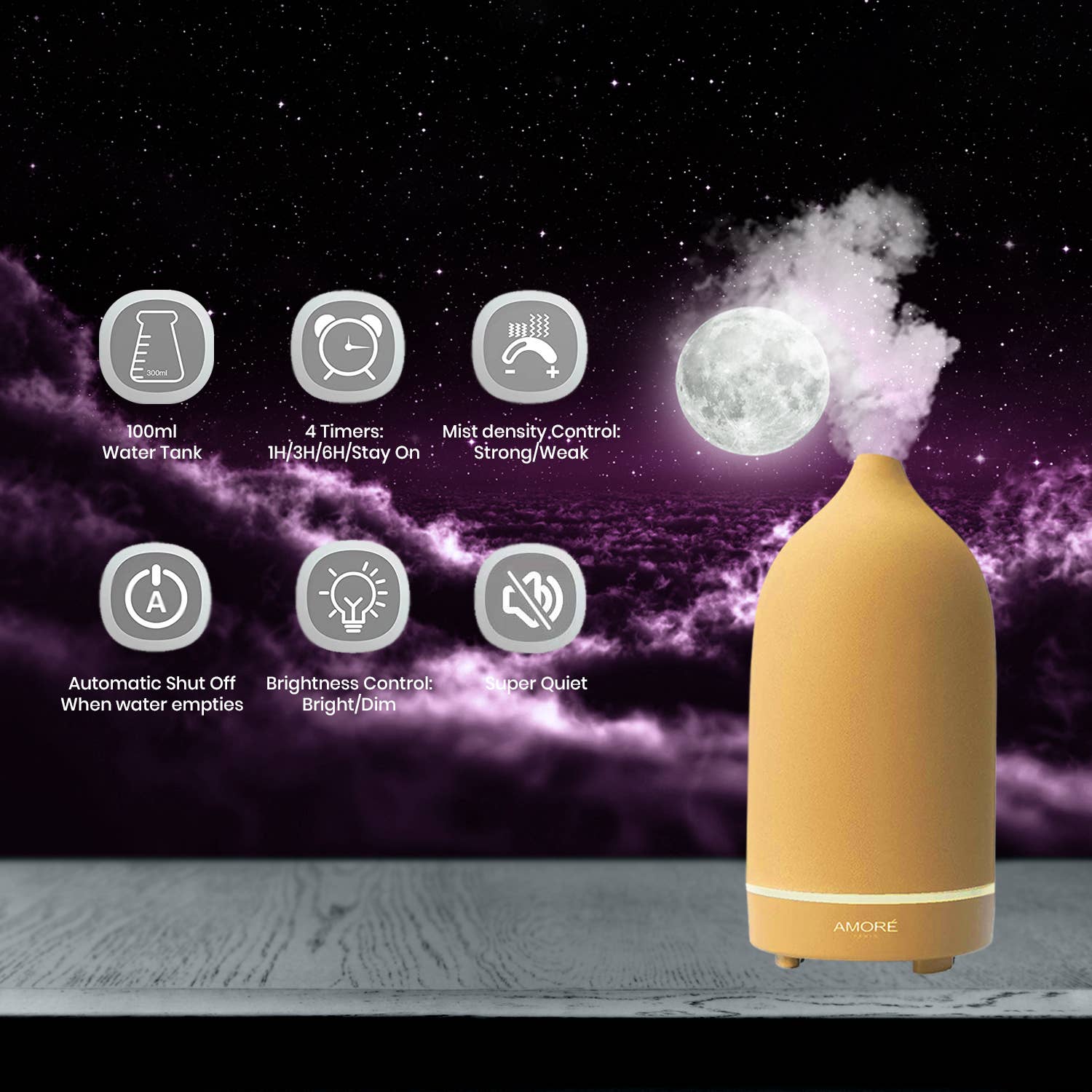 Extreme Fit Wholesale – Engroshandel Elektronisk diffuser – XTF X AMORÉ keramiske diffusorer - 100 ml2