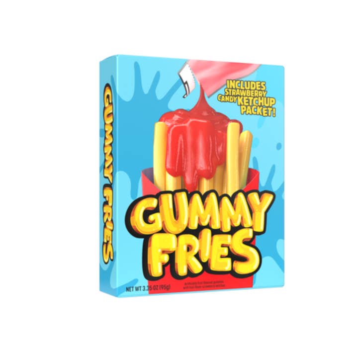 I Got Your Candy - Wholesale Gummy - Gummy Fries with Strawberry Ketchup 3.35oz - 12ct