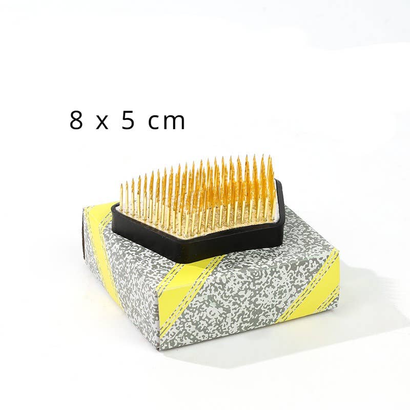 Gohobi （We cover U.S. import duties） - Wholesale Decorative Tabletop Object - Gohobi Ikebana Kenzan Stainless Steel Flower Stand11