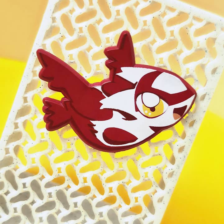 Latias 1.5" Dyed Enamel Pin Pokemon for wholesale by kurapixel art