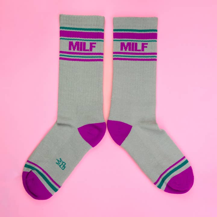 Gumball Poodle - Vente Chaussettes – unisexe - Chaussettes MILF Gym Crew4