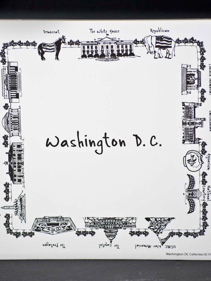 Washington D.C. Trivet for wholesale by The Dish