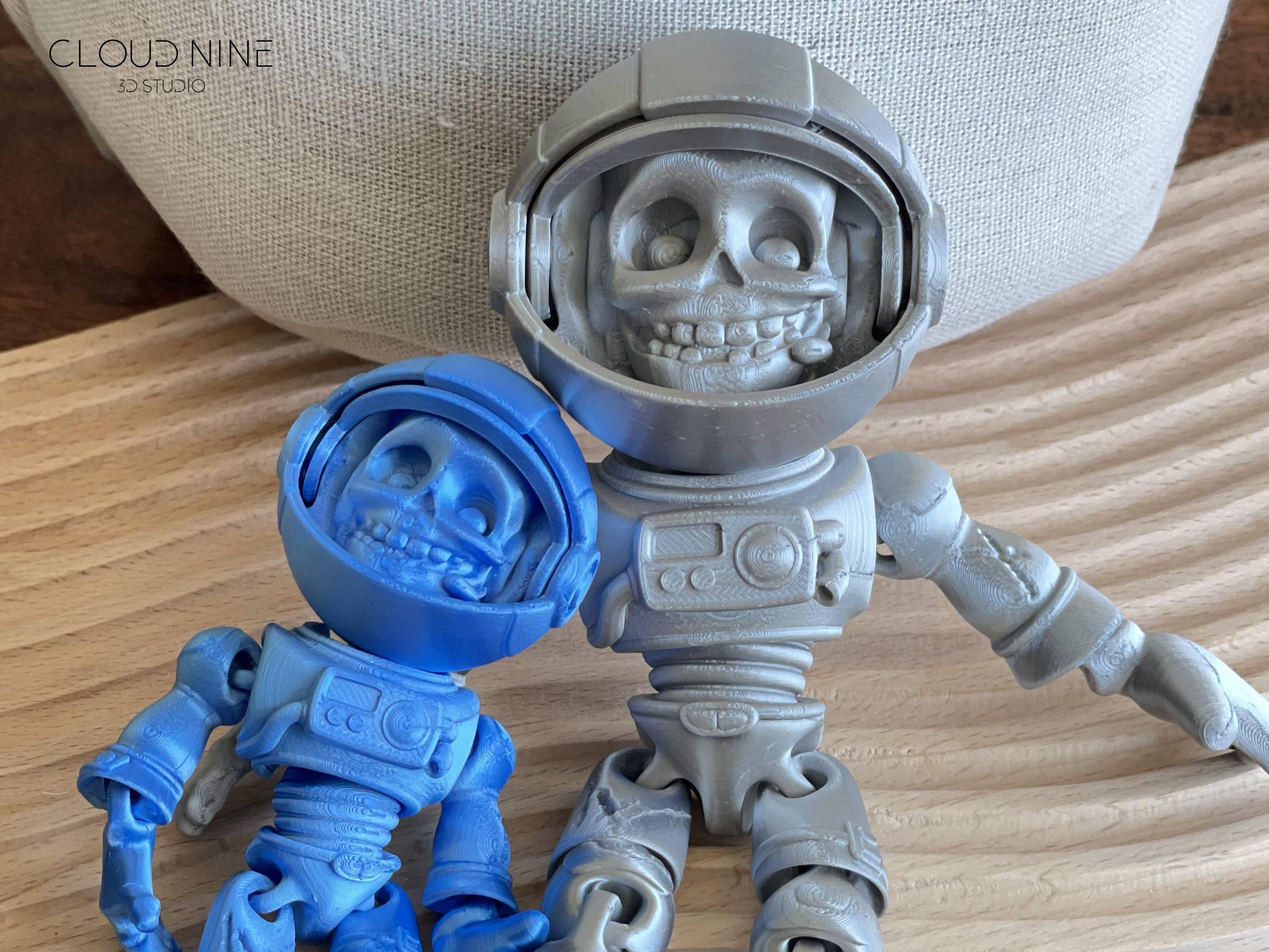 Cloud Nine 3d Studio - Wholesale Fidget Toy - Kids - Articulated Skeleton Astronaut Fidget Toy6